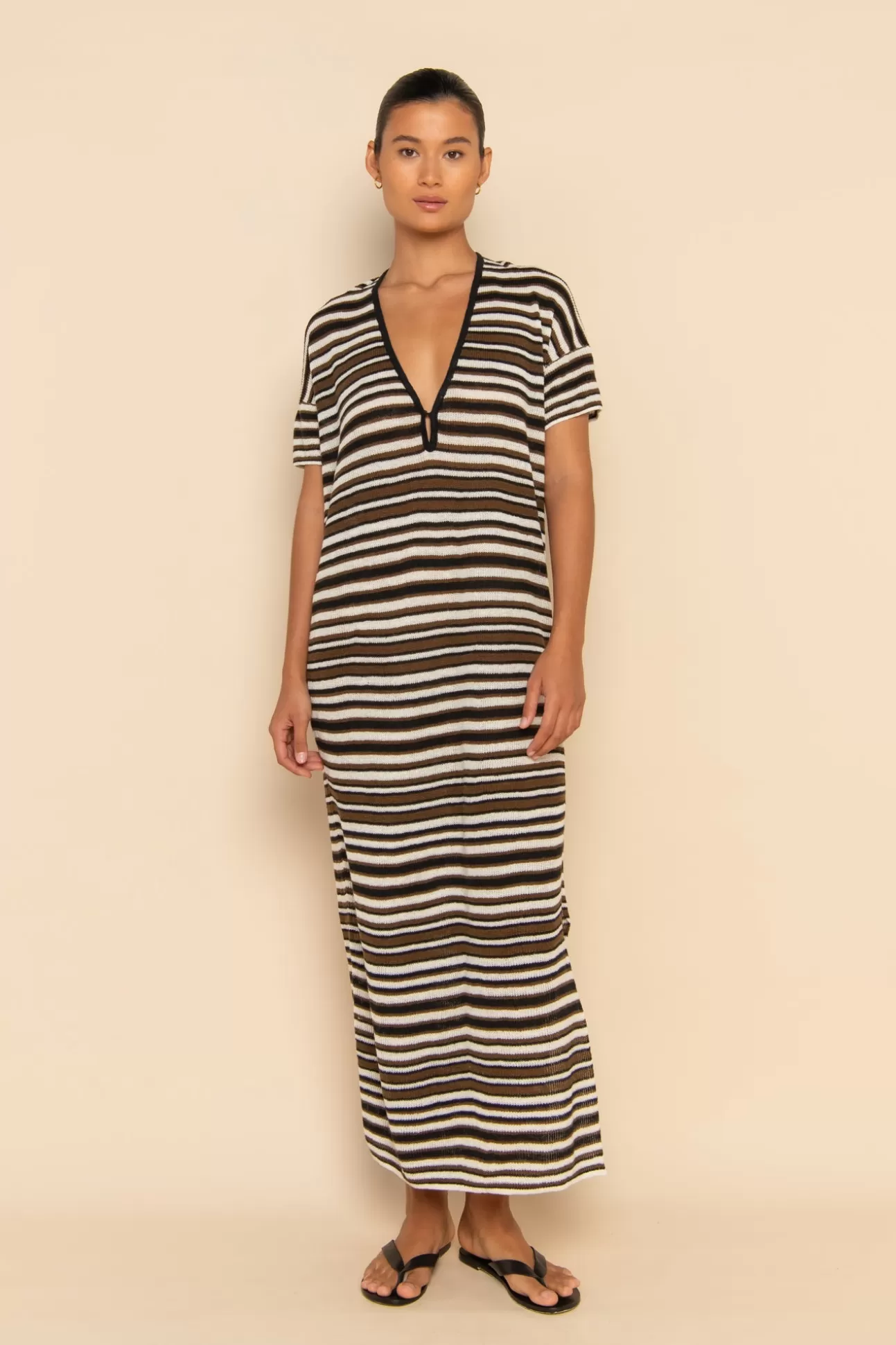 ELCE Swim AURA MAXI DRESS - DESERT STRIPE Outlet