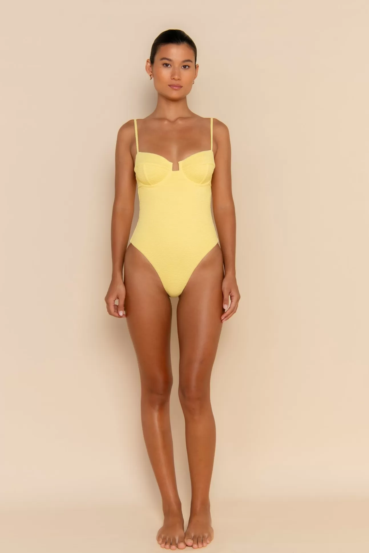 ELCE Swim ESCAPE UNDERWIRE ONE PIECE - LEMON Fashion