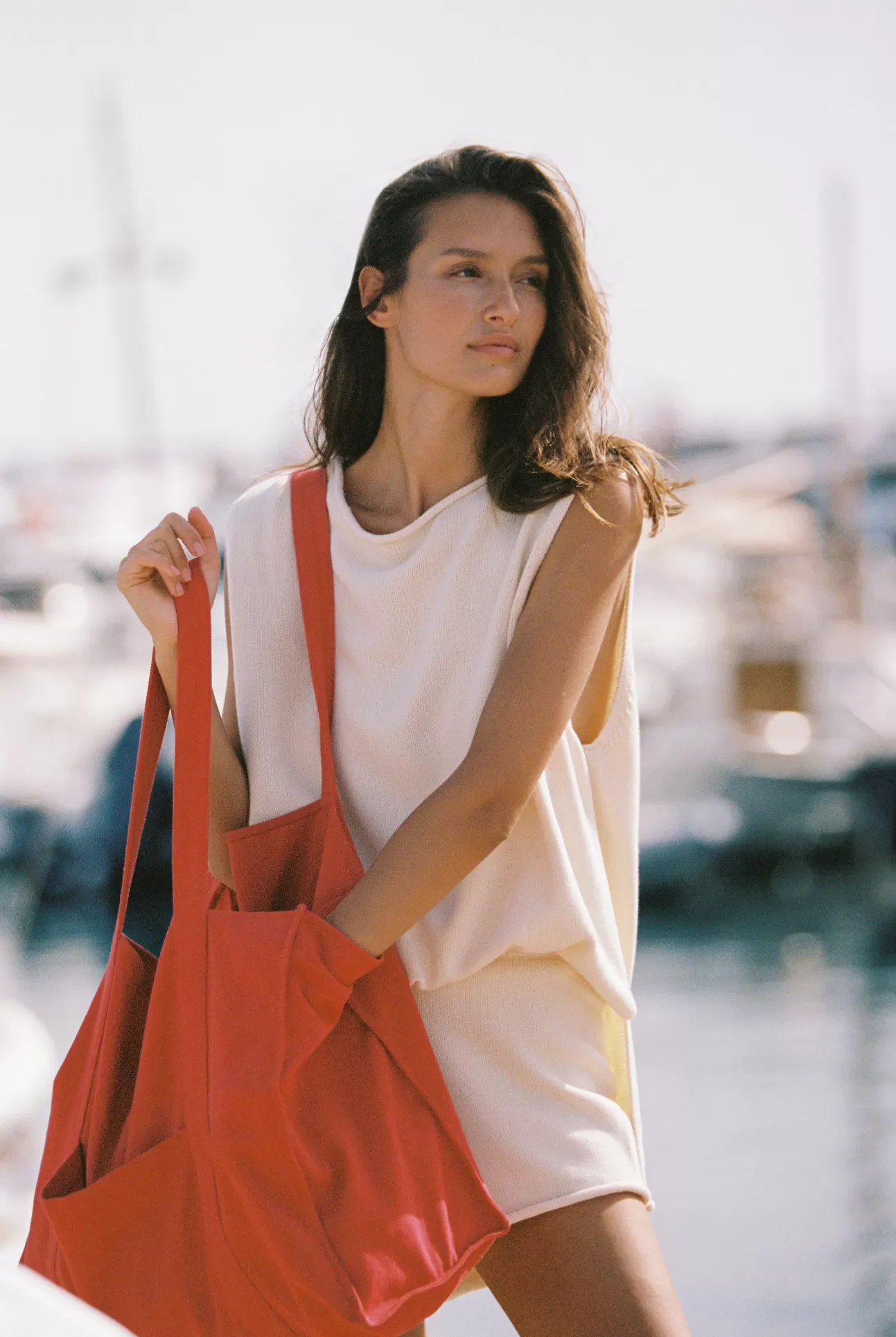 ELCE Swim HARU BEACH BAG - RED Flash Sale